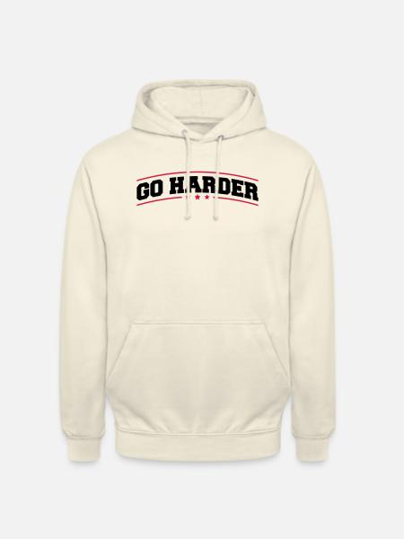 go_harder_bv2 - Unisex Hoodie - Vanille-Milchshake