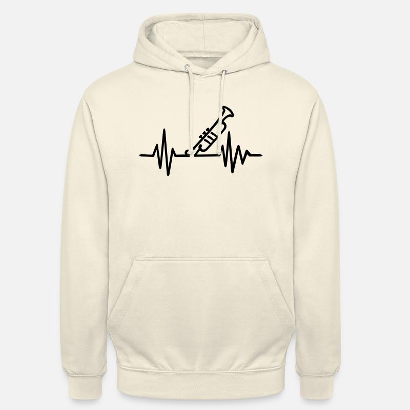 Trompete - Unisex Hoodie - Vanille-Milchshake