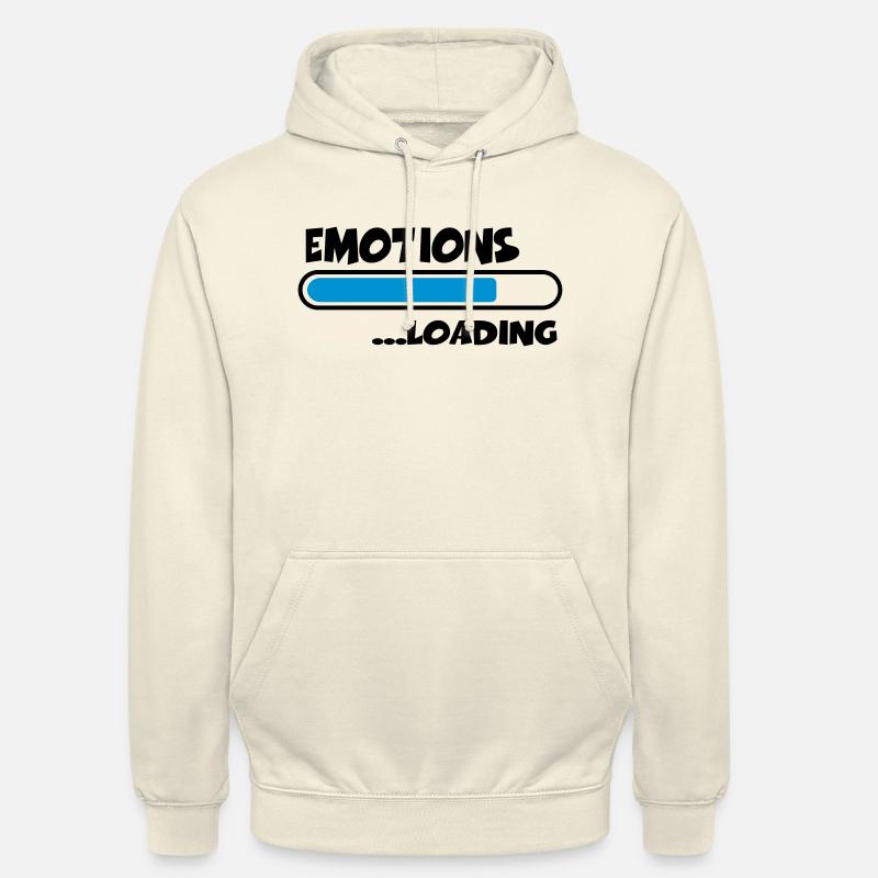 Emotions loading - Sweat-shirt à capuche unisexe - vanille