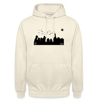 Lipperland #1s - Unisex Hoodie - Vanille-Milchshake - Vorne - Alina (178cm) & Michal (187cm)