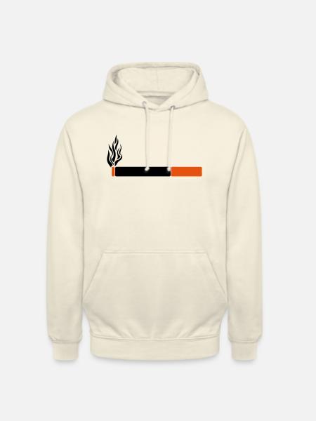 Zigarette Zigarette Zigarre Symbol ikone - Unisex Hoodie - Vanille-Milchshake