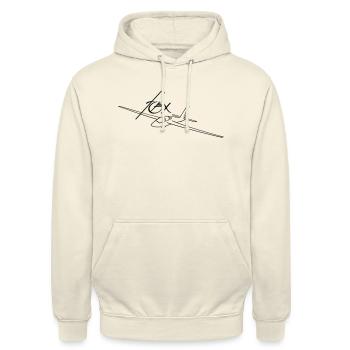 MDM Fox - Unisex Hoodie - Vanille-Milchshake - Vorne - Alina (178cm) & Michal (187cm)