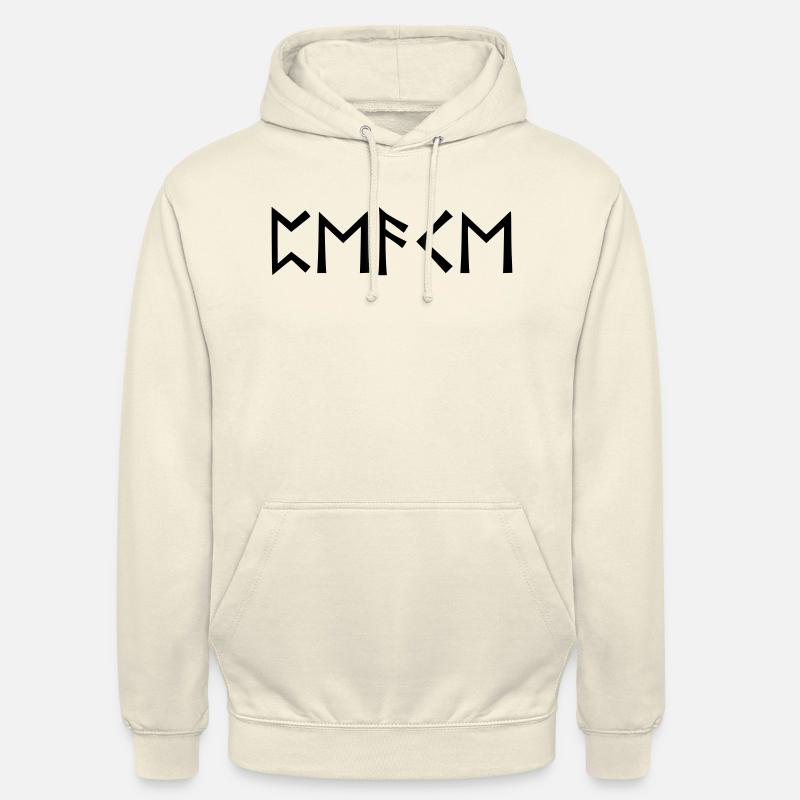 Peace - rune script - Unisex Hoodie - vanilla