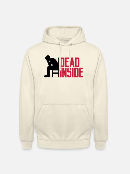Depression Dead Inside - Unisex Hoodie - vanilla