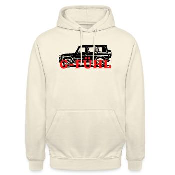 G Klasse / G-Fühl - Unisex Hoodie - Vanille-Milchshake - Vorne - Alina (178cm) & Michal (187cm)