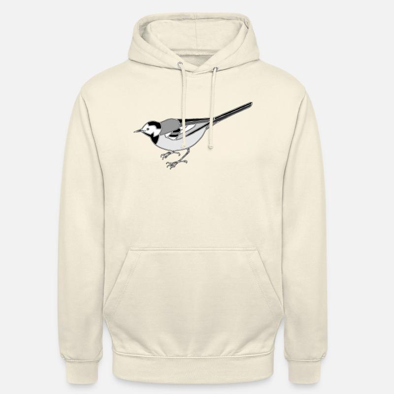 Oiseau - Sweat-shirt à capuche unisexe - vanille