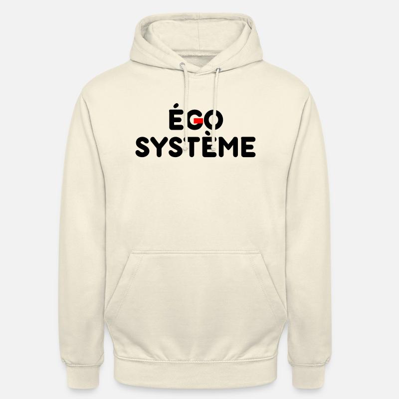 EGO SYSTEME - Sweat-shirt à capuche unisexe - vanille
