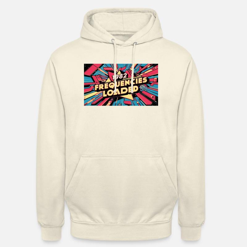 FRÉQUENCES CHARGÉES EXPLOSION DE 1982 - Sweat-shirt à capuche unisexe - vanille