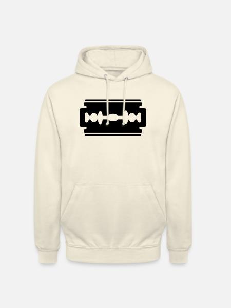 Razor blade, shave - Unisex Hoodie - vanilla
