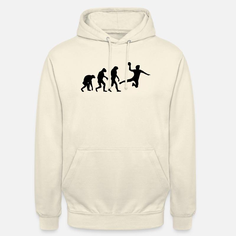 handball evolution - Sweat-shirt à capuche unisexe - vanille