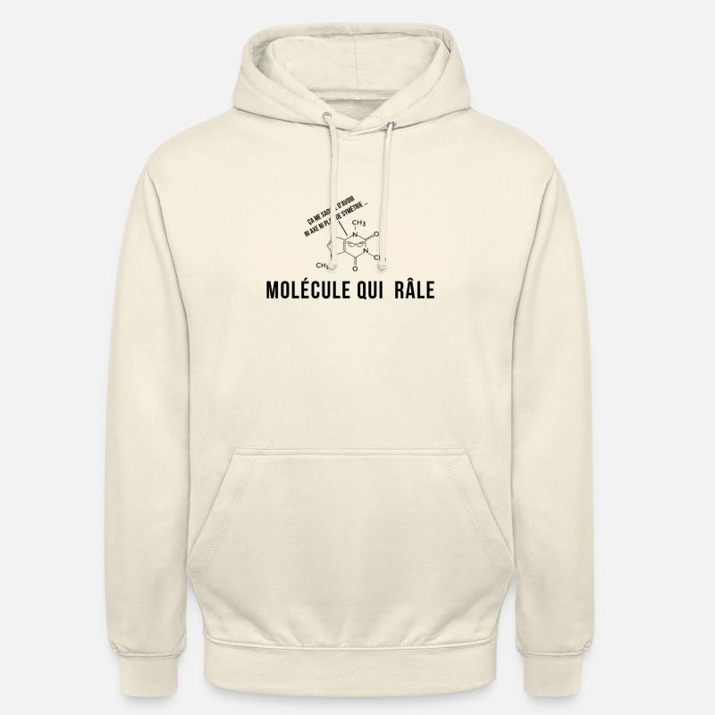 Molécule Chirale - Sweat-shirt à capuche unisexe - vanille