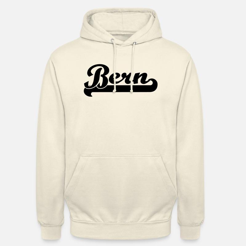 écrit bern - Sweat-shirt à capuche unisexe - vanille