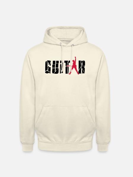 guitar player - Unisex Hoodie - Vanille-Milchshake