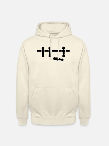 Tischkicker - Unisex Hoodie - Vanille-Milchshake