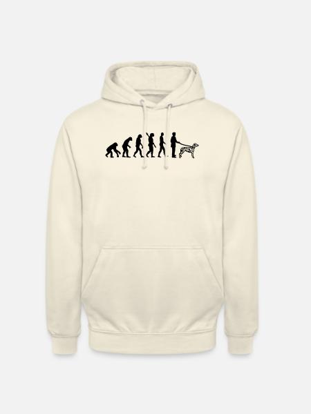 Dalmatien - Sweat-shirt à capuche unisexe - vanille