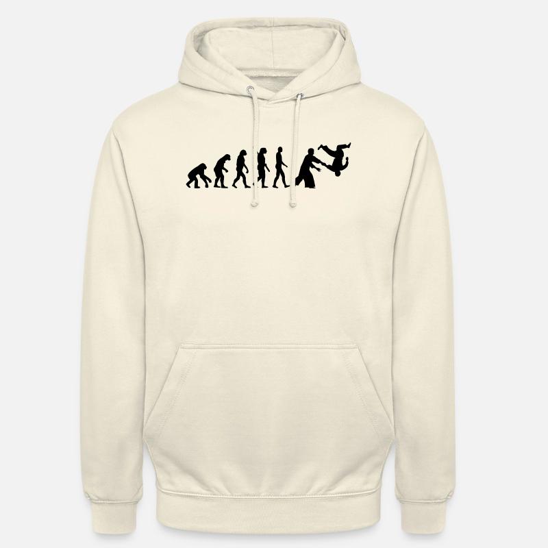 Evolution Aikido - Sweat-shirt à capuche unisexe - vanille