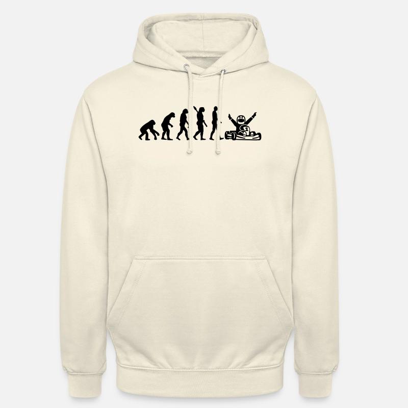 Evolution Kart - Sweat-shirt à capuche unisexe - vanille