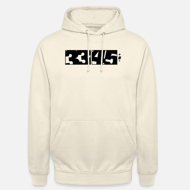 33/45 DJ Logo (1f) - Unisex Hoodie - Vanille-Milchshake