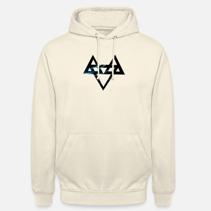 Neffex 3D 3 Bleu2 - Sweat-shirt à capuche unisexe - vanille