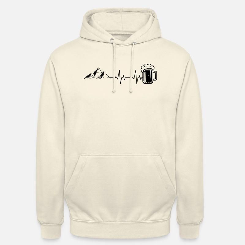 VTT, vélos, cyclisme - Sweat-shirt à capuche unisexe - vanille