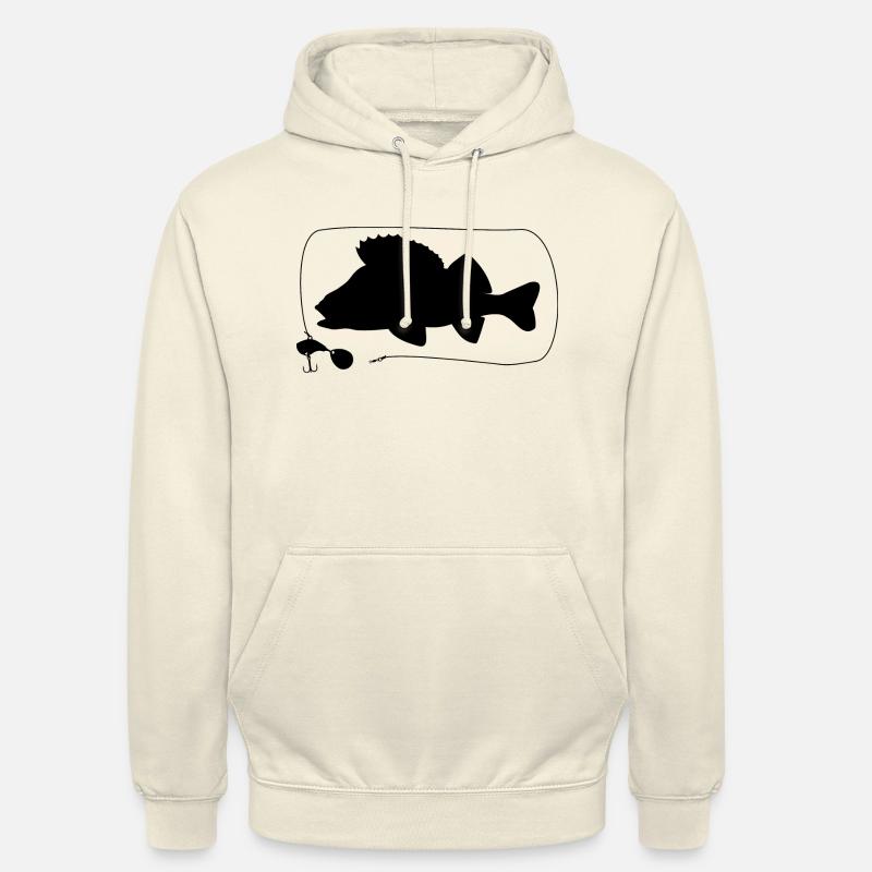 Barsch mit Jigspinner - Unisex Hoodie - Vanille-Milchshake