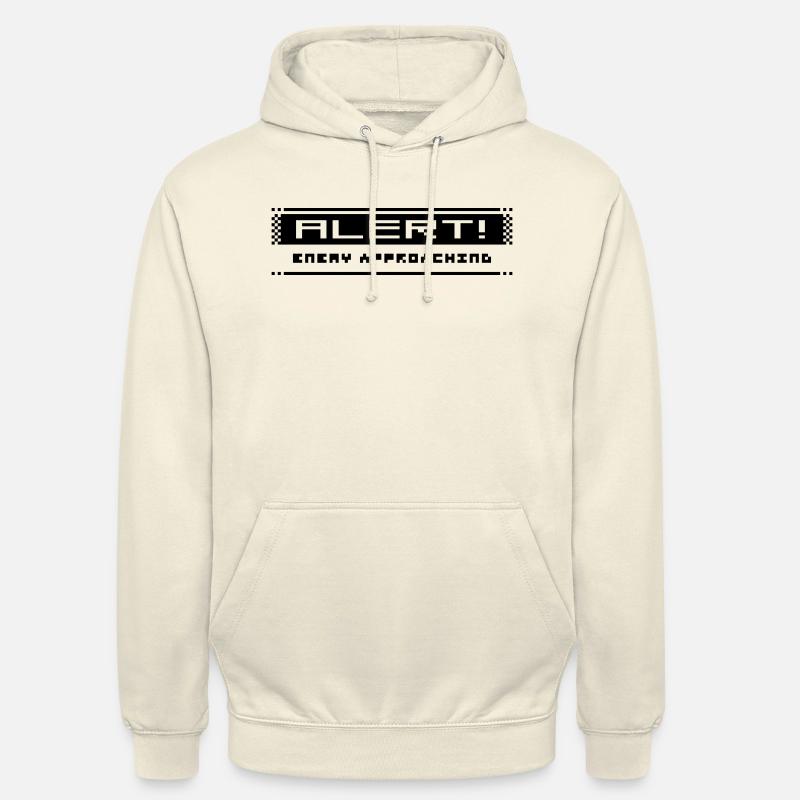 Alarme 8 bits - Sweat-shirt à capuche unisexe - vanille