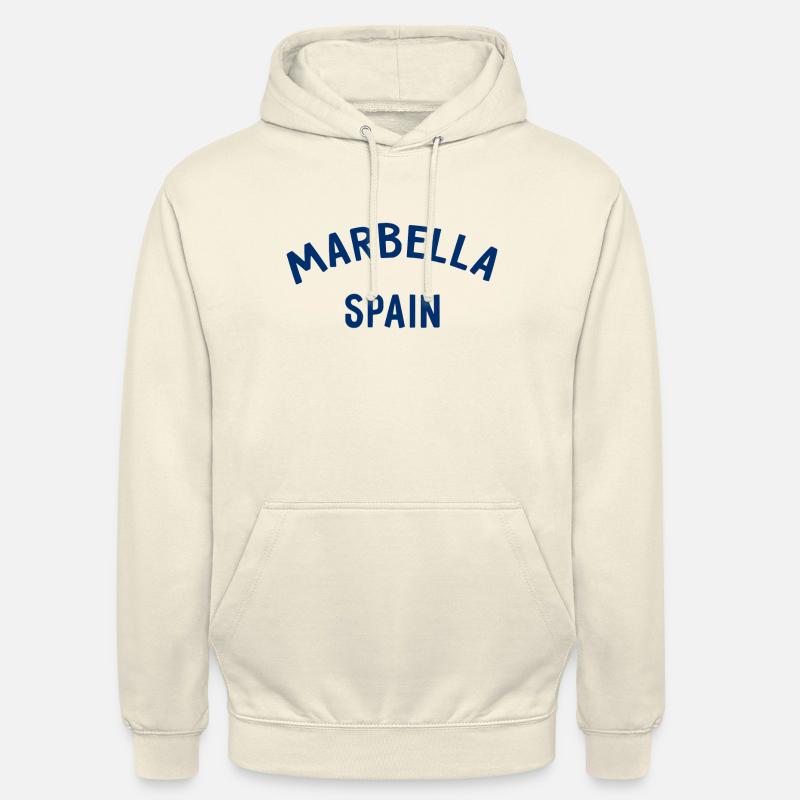 Marbella Spagna Spagna España - Felpa con cappuccio unisex - milkshake