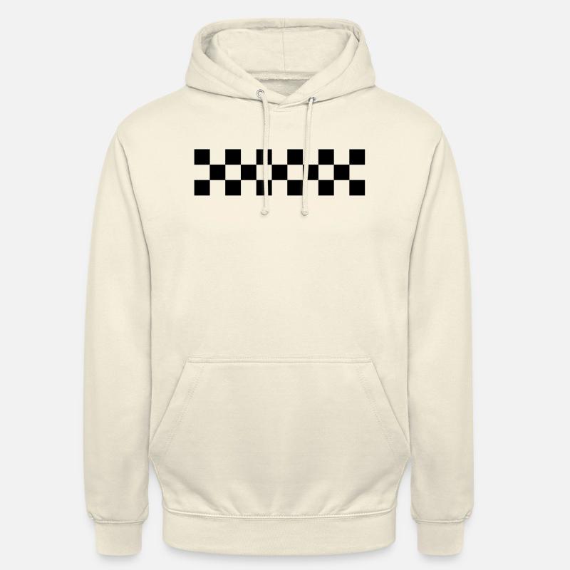 conception de drapeau à damier Sweat-shirt à capuche unisexe