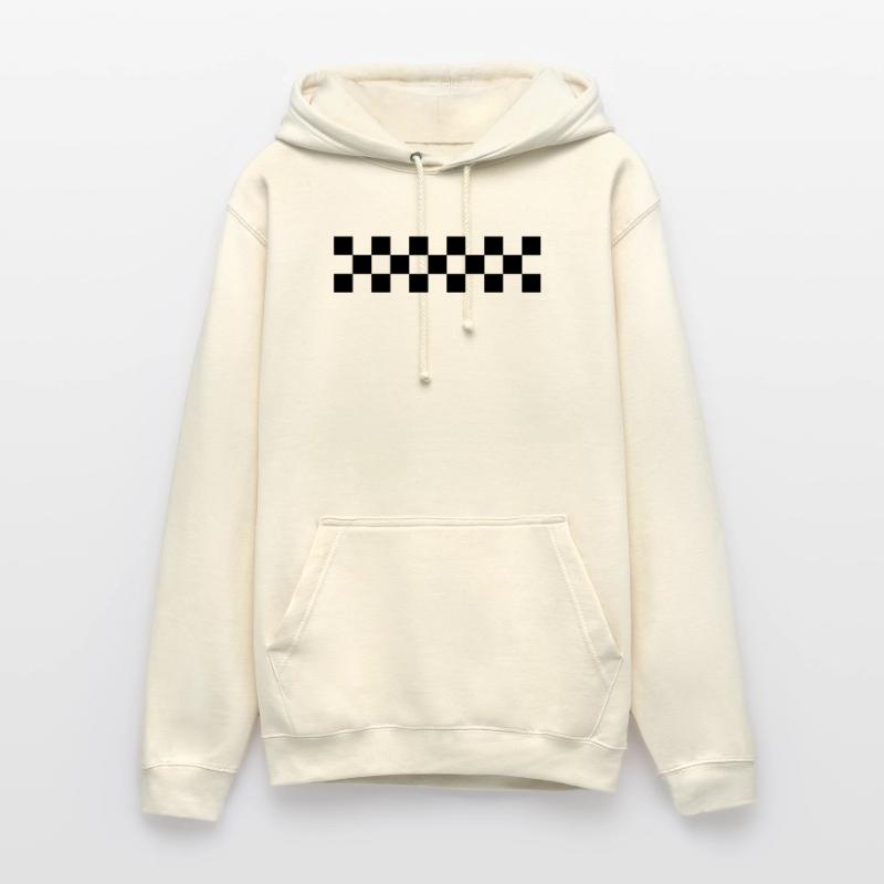 conception de drapeau à damier Sweat-shirt à capuche unisexe