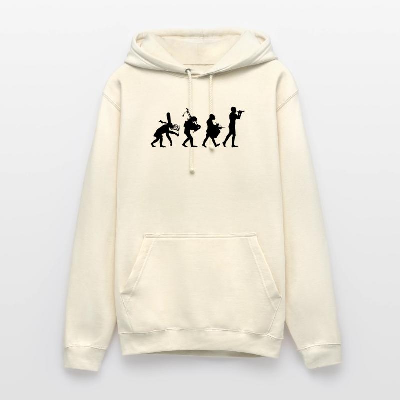 évolution bombarde 2 bagad Sweat-shirt à capuche unisexe