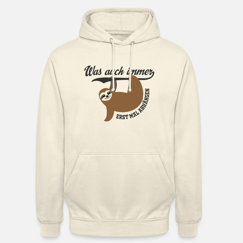 Faultier - Unisex Hoodie - Vanille-Milchshake