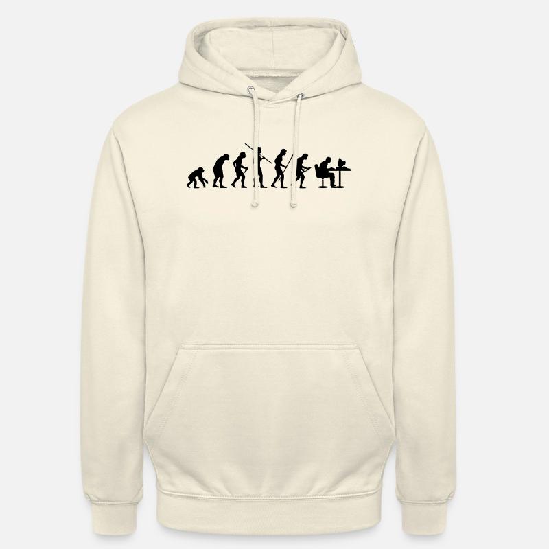 Evolution - Sweat-shirt à capuche unisexe - vanille