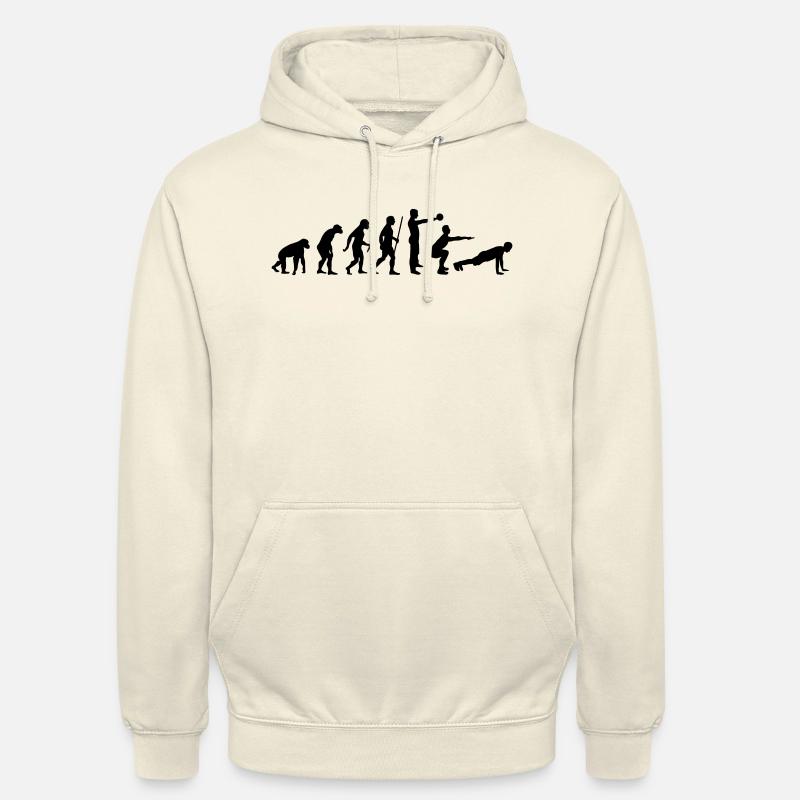 Evolution - Crossfit - Sweat-shirt à capuche unisexe - vanille