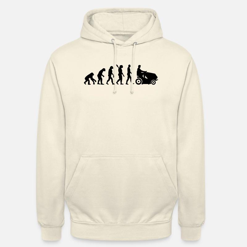Evolution Lawn mower - Unisex Hoodie - vanilla