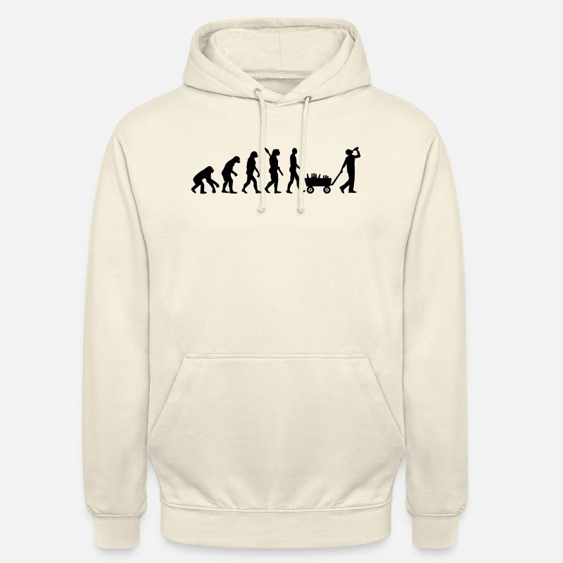 Évolution Alcool - Sweat-shirt à capuche unisexe - vanille