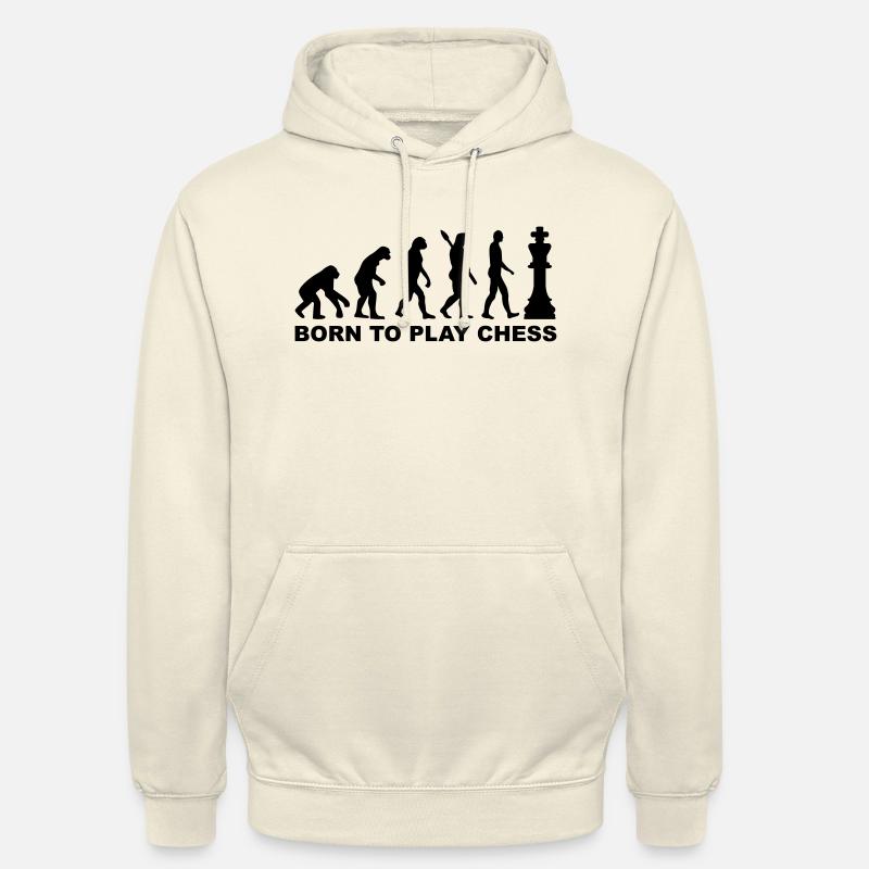 Evolution Chess - Unisex Hoodie - vanilla