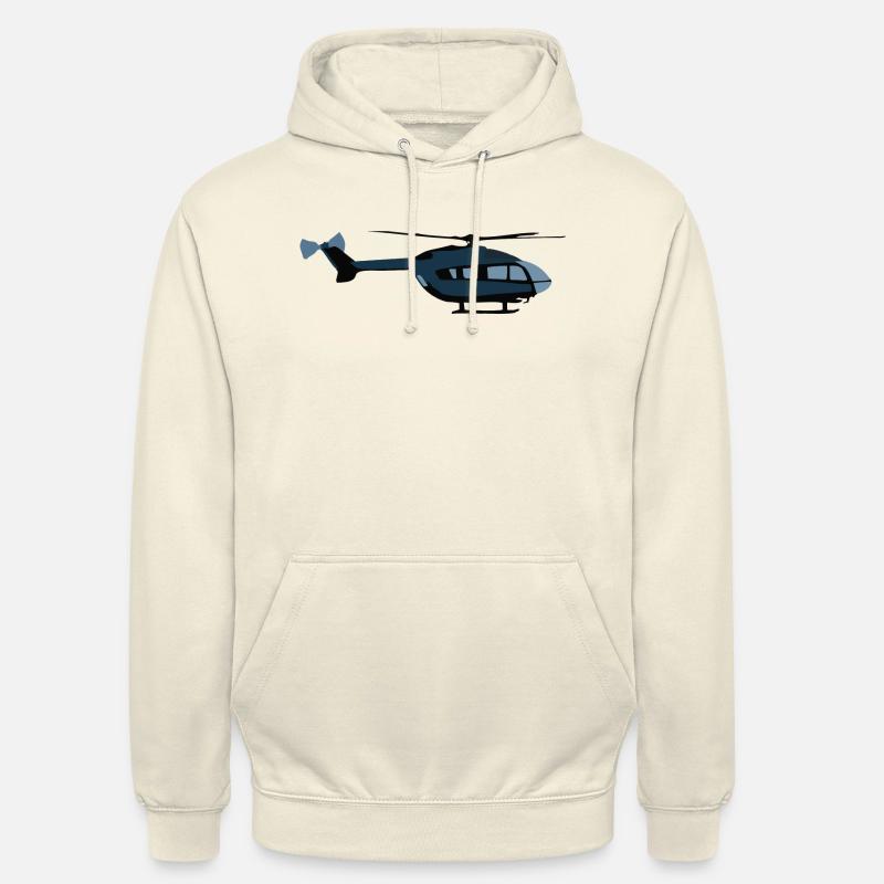 EC145 Hélicoptère Pilote d’hélicoptère - Sweat-shirt à capuche unisexe - vanille