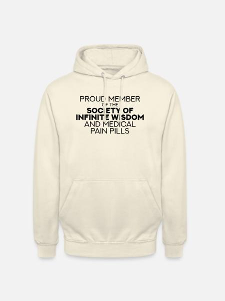 Retraité - Sweat-shirt à capuche unisexe - vanille