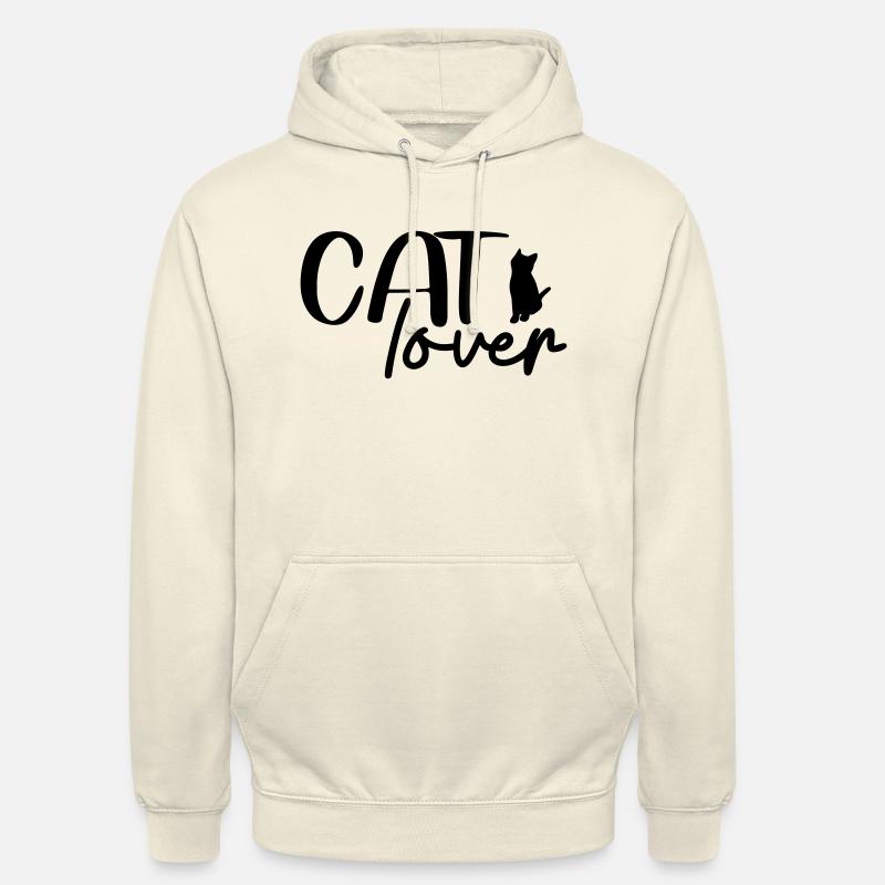 Amant les chats 2 - Sweat-shirt à capuche unisexe - vanille