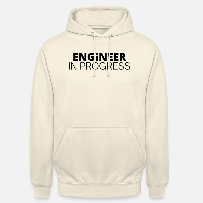 engineer in progress - Unisex Hoodie - vanilla