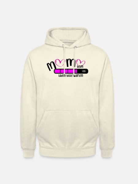 Mama beim Laden - Unisex Hoodie - Vanille-Milchshake