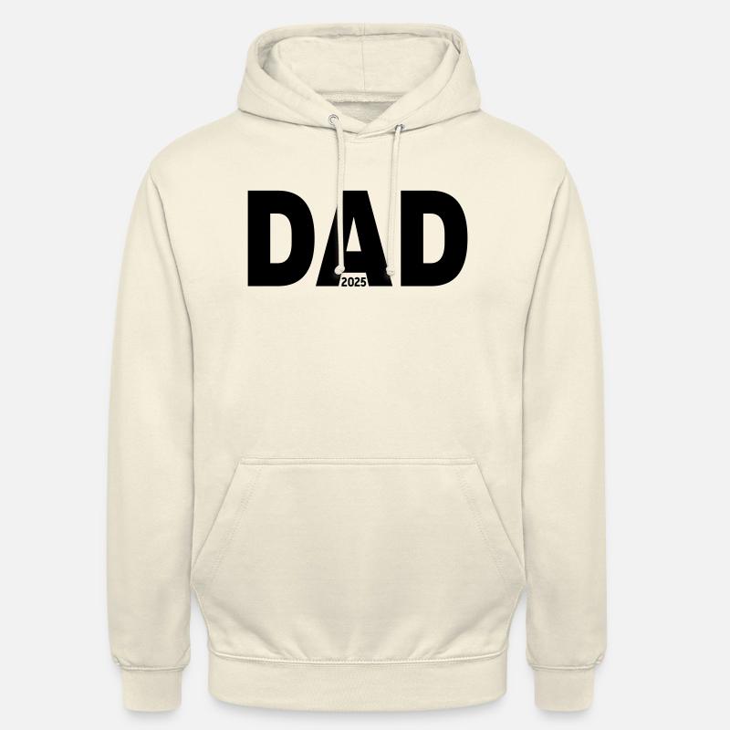 Papa 2025 Papa 2025 Changement de couleur - Sweat-shirt à capuche unisexe - vanille