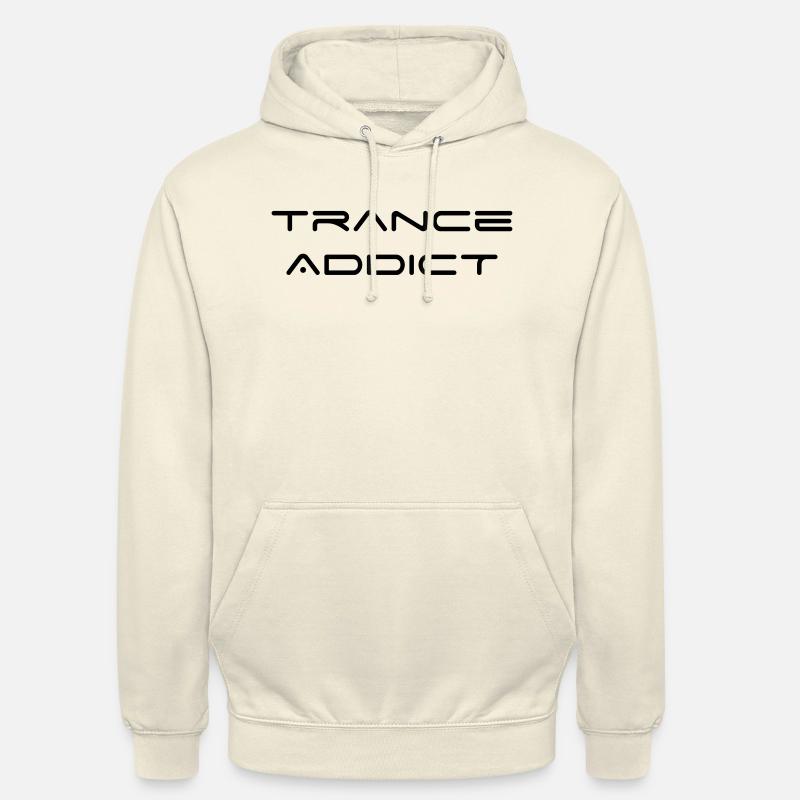 trance Addict - Felpa con cappuccio unisex - milkshake