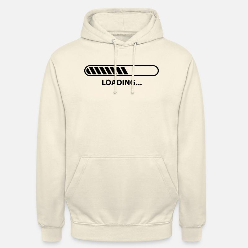 Loading Progress - Sweat-shirt à capuche unisexe - vanille