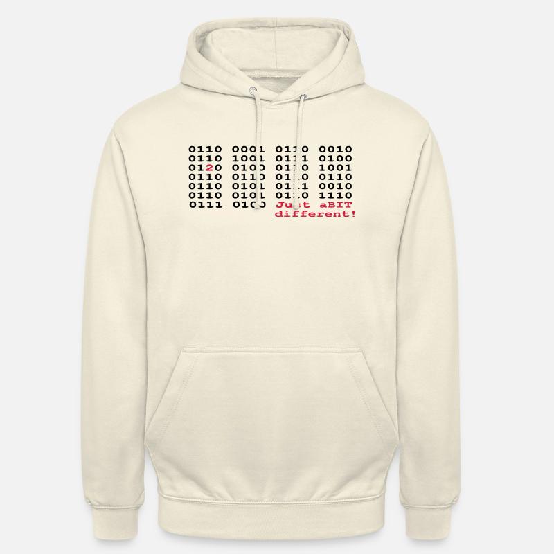 Juste un peu différente (2) - Sweat-shirt à capuche unisexe - vanille