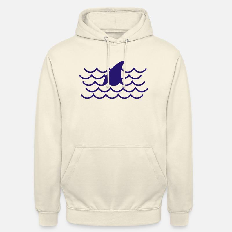Aileron de requin - Sweat-shirt à capuche unisexe - vanille