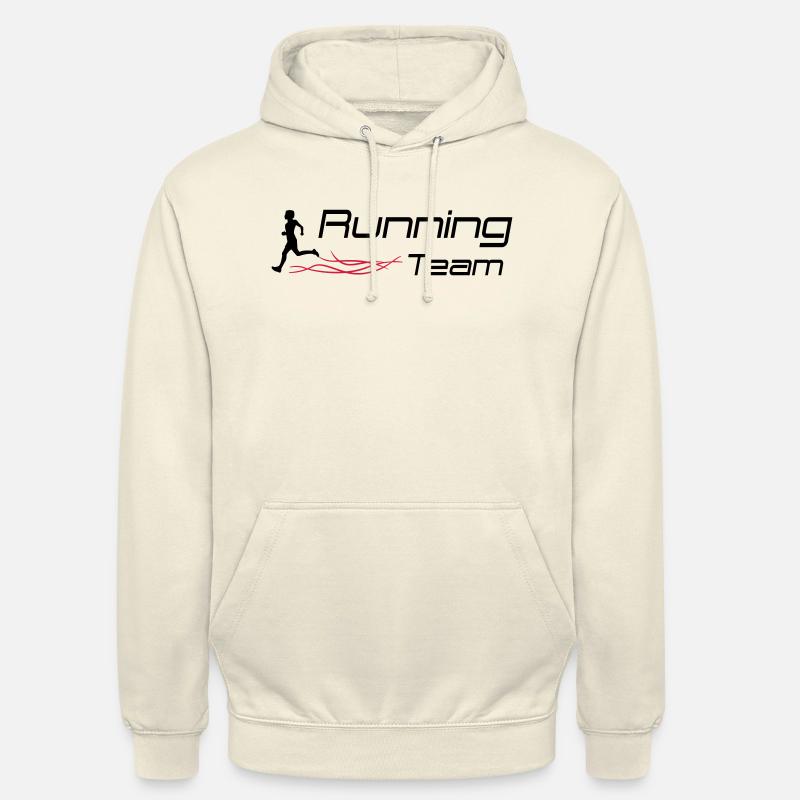 équipe de course - Sweat-shirt à capuche unisexe - vanille