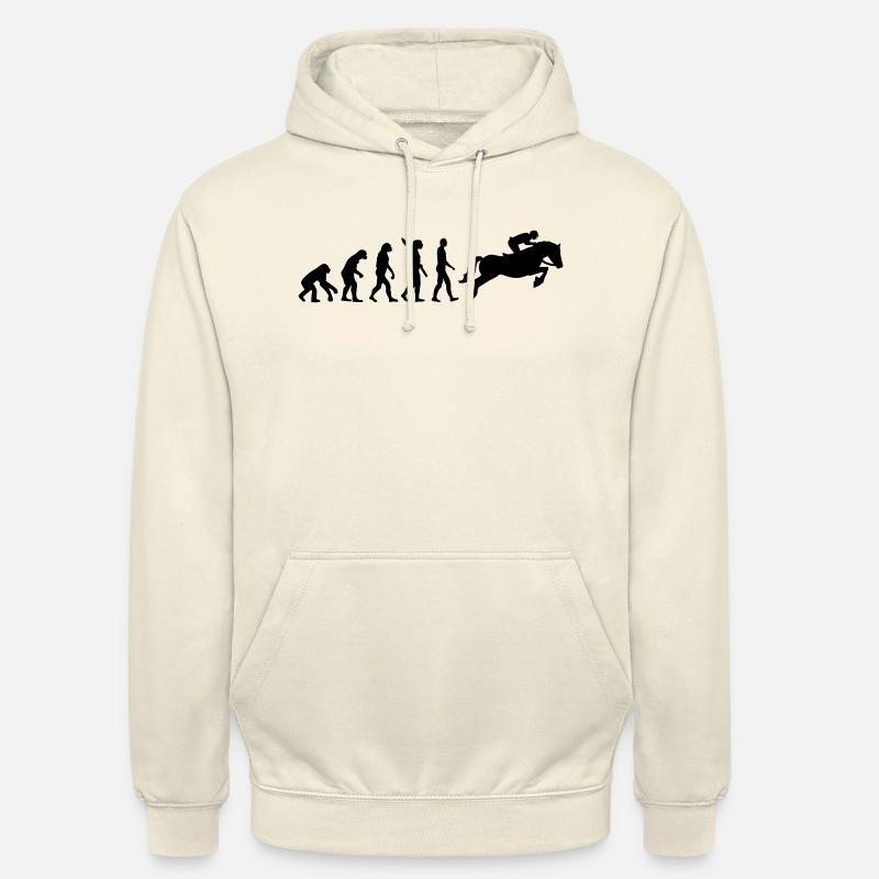 Évolution Jumping - Sweat-shirt à capuche unisexe - vanille