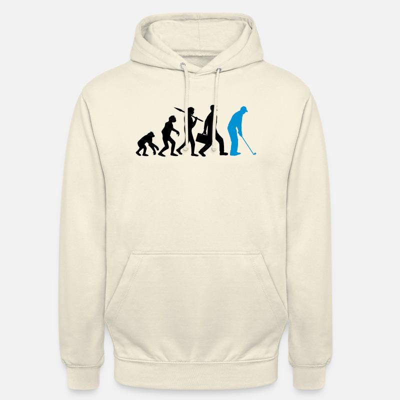 Play golf Evolution - Unisex Hoodie - vanilla