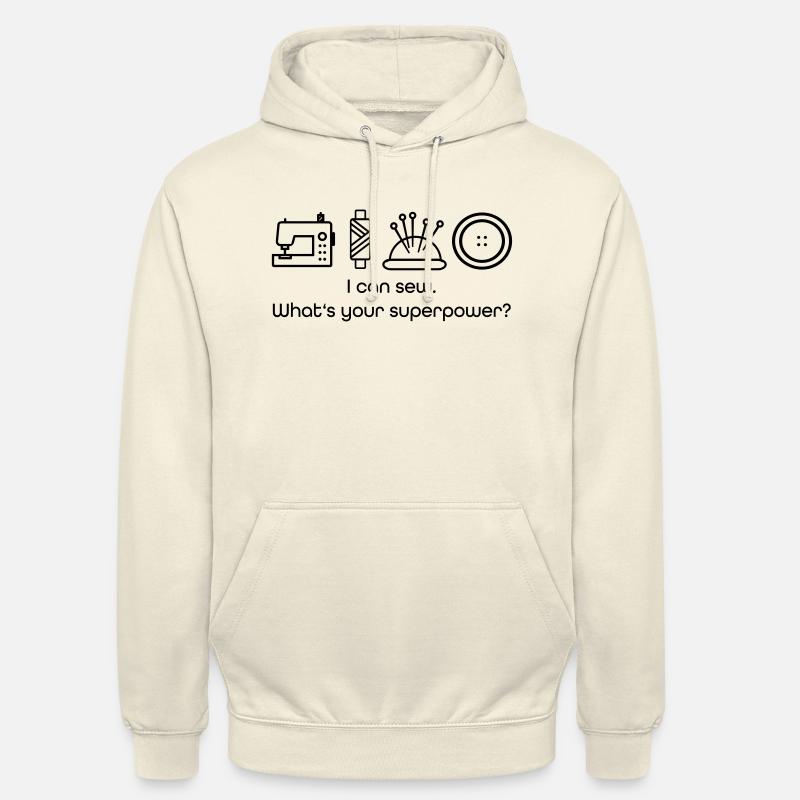 cousage - Sweat-shirt à capuche unisexe - vanille